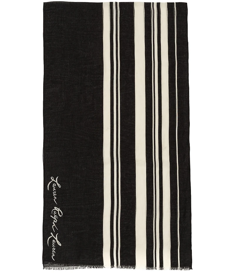Lauren Ralph Lauren Striped Scarf Wrap