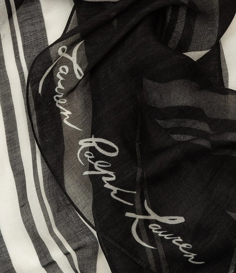 Lauren Ralph Lauren Striped Scarf Wrap