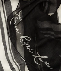 Lauren Ralph Lauren Striped Scarf Wrap
