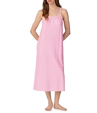 Lauren Ralph Lauren Striped Sleeveless Jersey Knit Ballet Nightgown