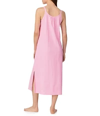 Lauren Ralph Lauren Striped Sleeveless Jersey Knit Ballet Nightgown