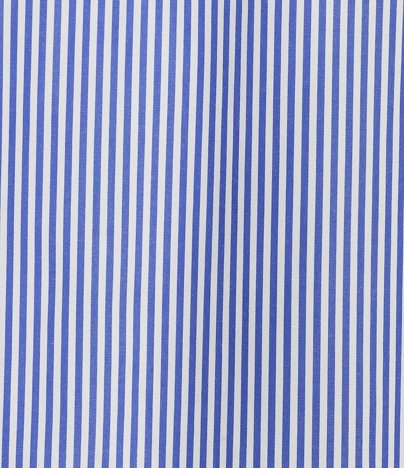 Lauren Ralph Lauren Striped Spread Collar Long Sleeve Shirt Dress