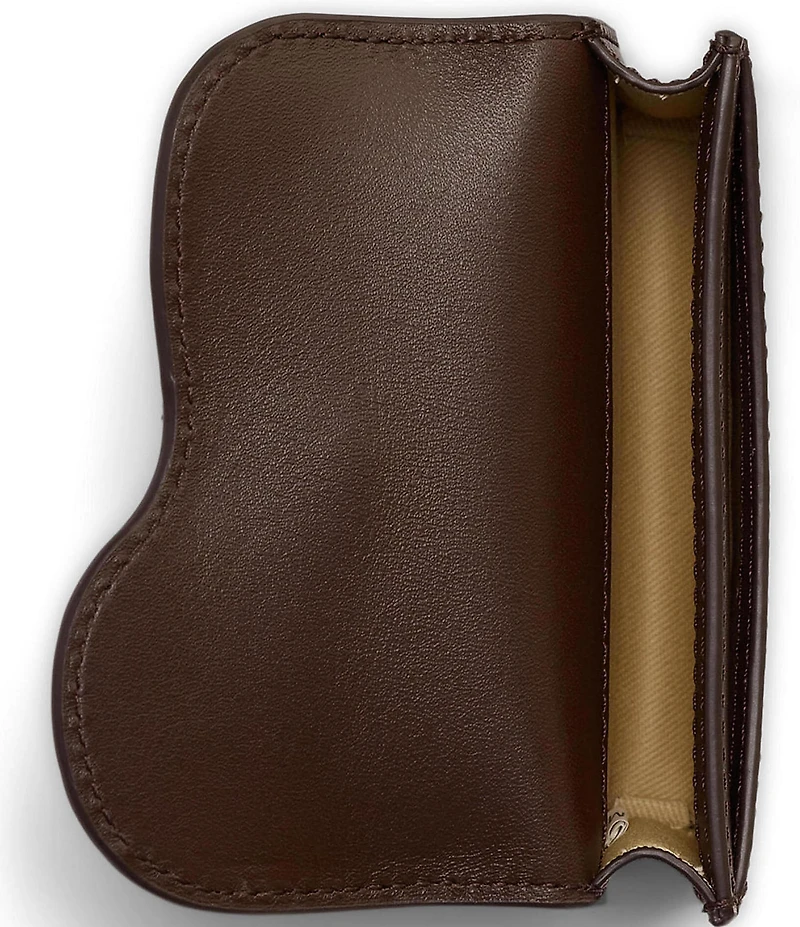 Lauren Ralph Lauren Tasha Studded Leather Small Card Case