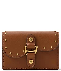 Lauren Ralph Lauren Tasha Studded Leather Small Card Case