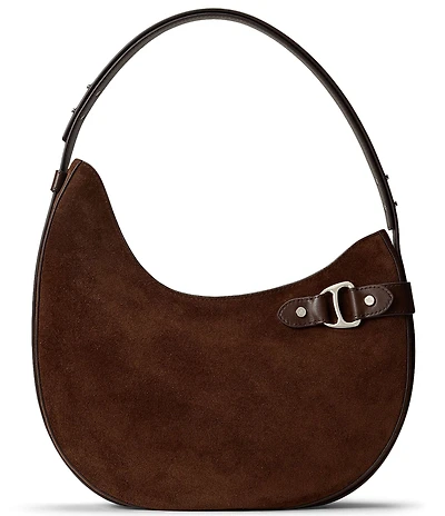 Lauren Ralph Lauren Suede Tasha Shoulder Bag