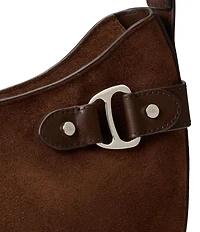 Lauren Ralph Lauren Suede Tasha Shoulder Bag