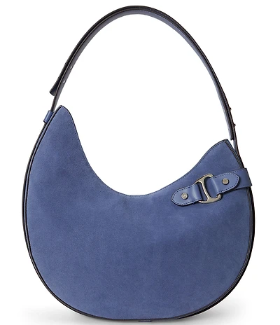Lauren Ralph Lauren Tasha Large Suede Shoulder Bag