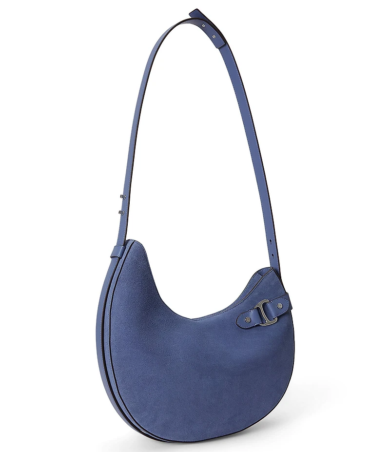 Lauren Ralph Lauren Tasha Large Suede Shoulder Bag