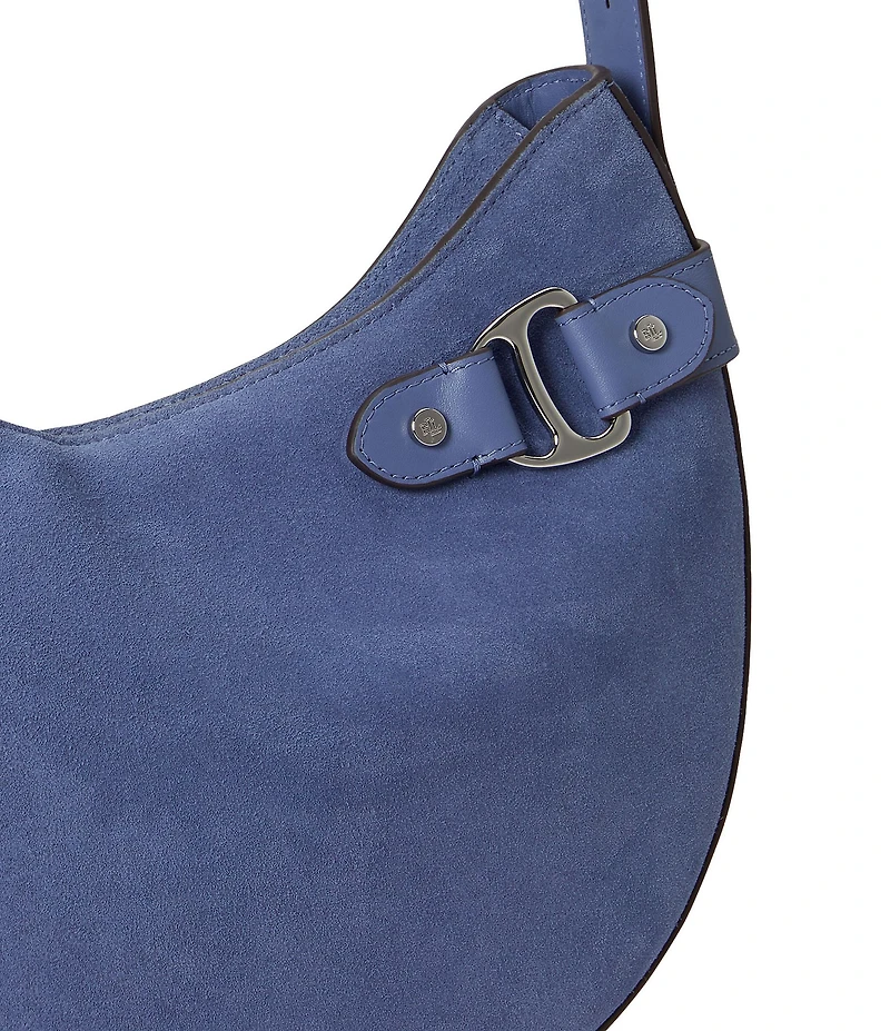 Lauren Ralph Lauren Tasha Large Suede Shoulder Bag