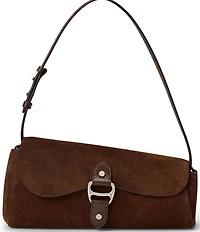 Lauren Ralph Lauren Tasha Medium Suede East-West Shoulder Bag