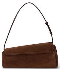 Lauren Ralph Lauren Tasha Medium Suede East-West Shoulder Bag