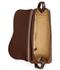 Lauren Ralph Lauren Tasha Medium Suede East-West Shoulder Bag