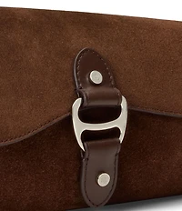 Lauren Ralph Lauren Tasha Medium Suede East-West Shoulder Bag