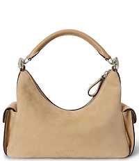 Lauren Ralph Lauren Suede Small Blaike Shoulder Bag