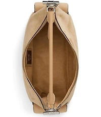 Lauren Ralph Lauren Suede Small Blaike Shoulder Bag