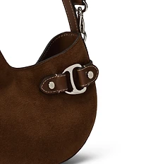 Lauren Ralph Lauren Tasha Small Suede Shoulder Bag