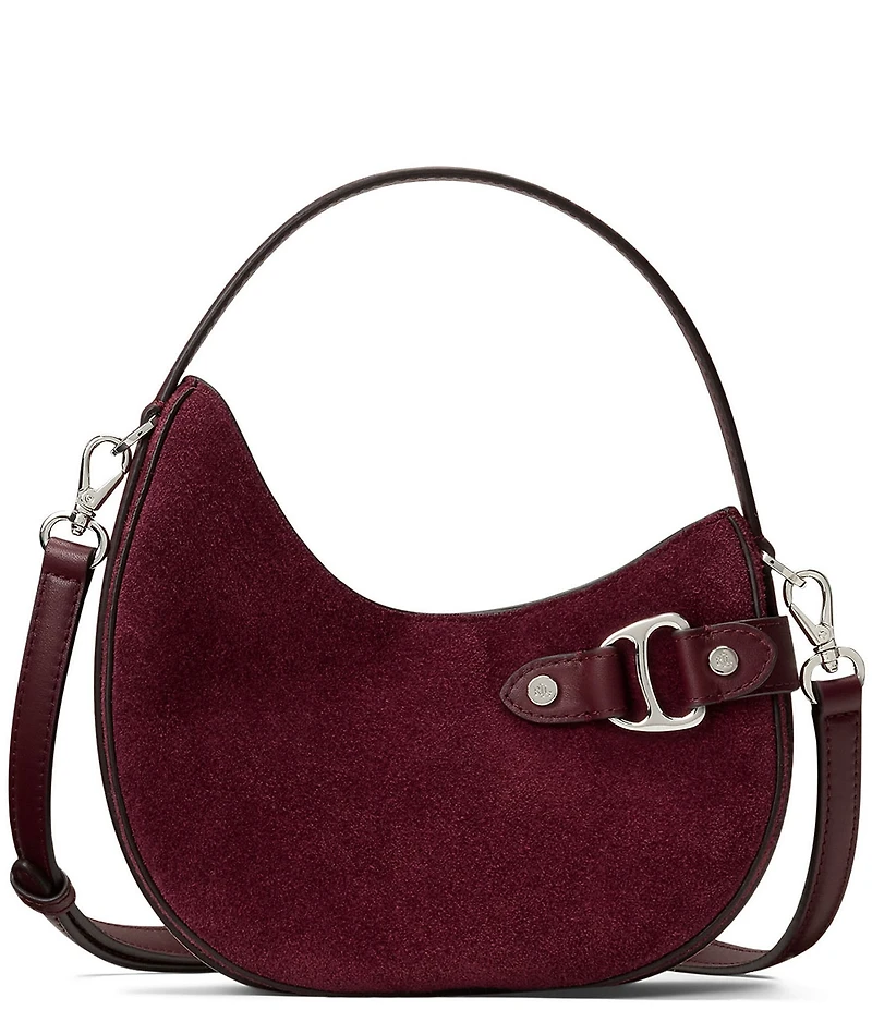 Lauren Ralph Lauren Tasha Small Suede Shoulder Bag