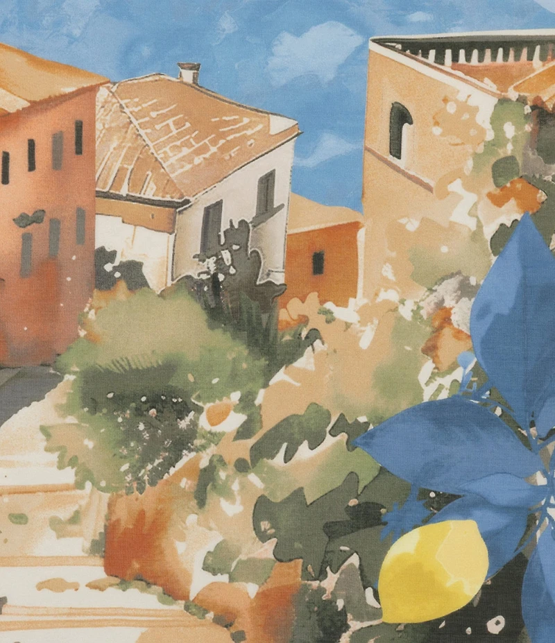 Lauren Ralph Lauren Summer Conversational Print Square Scarf