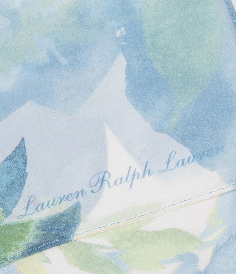 Lauren Ralph Lauren Summer Floral Oversized Oblong Scarf