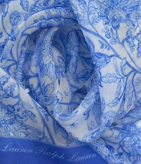 Lauren Ralph Lauren Summer Floral Square Scarf