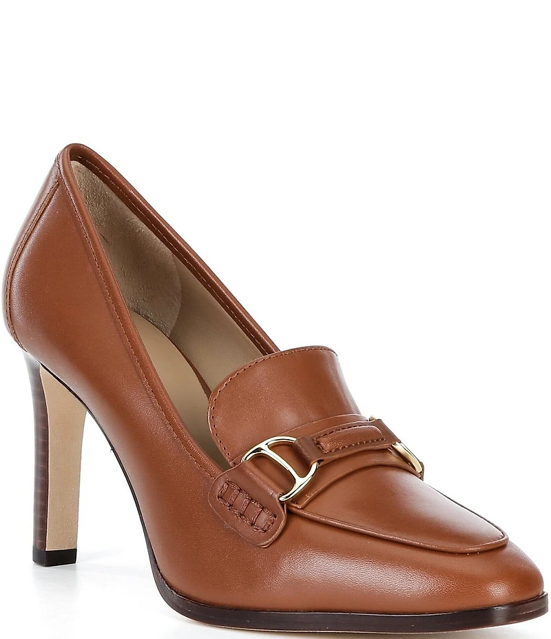 Lauren Ralph Lauren Tasha Leather Loafer Pumps