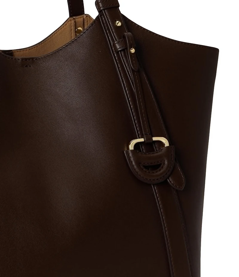 Lauren Ralph Lauren Tasha Nappa Leather Large Tote Bag