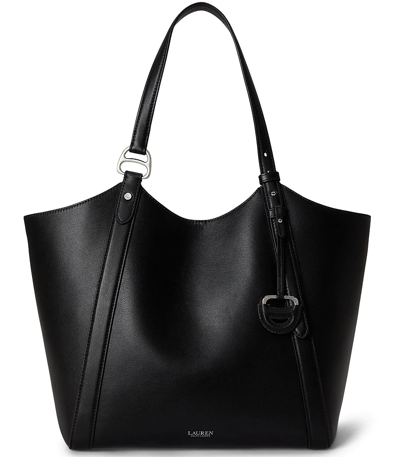 Lauren Ralph Lauren Tasha Nappa Leather Large Tote Bag