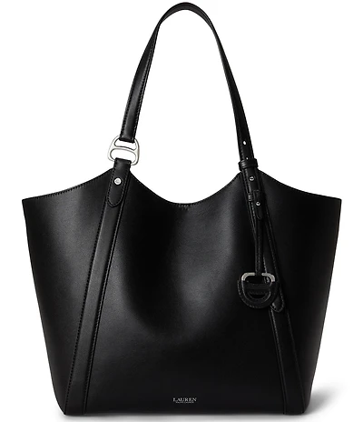 Lauren Ralph Lauren Tasha Nappa Leather Large Tote Bag