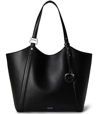 Lauren Ralph Lauren Tasha Nappa Leather Large Tote Bag