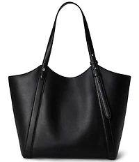Lauren Ralph Lauren Tasha Nappa Leather Large Tote Bag