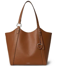 Lauren Ralph Lauren Tasha Nappa Leather Large Tote Bag