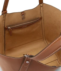 Lauren Ralph Lauren Tasha Nappa Leather Large Tote Bag
