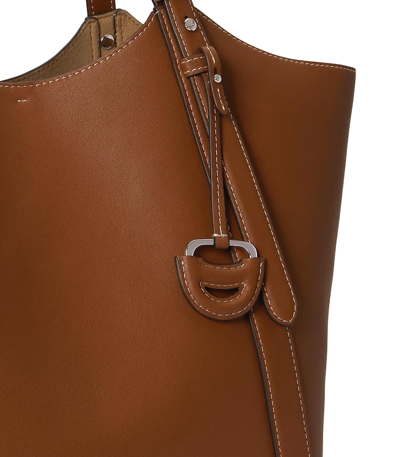 Lauren Ralph Lauren Tasha Nappa Leather Large Tote Bag