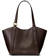 Lauren Ralph Lauren Tasha Nappa Leather Small Tote Bag