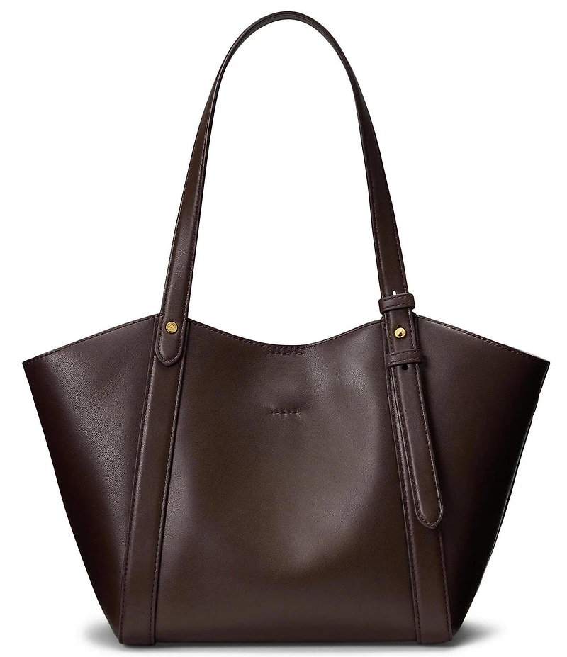 Lauren Ralph Lauren Tasha Nappa Leather Small Tote Bag
