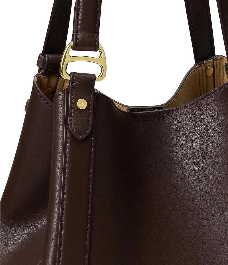 Lauren Ralph Lauren Tasha Nappa Leather Small Tote Bag