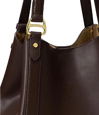 Lauren Ralph Lauren Tasha Nappa Leather Small Tote Bag