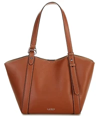 Lauren Ralph Lauren Tasha Nappa Leather Small Tote Bag