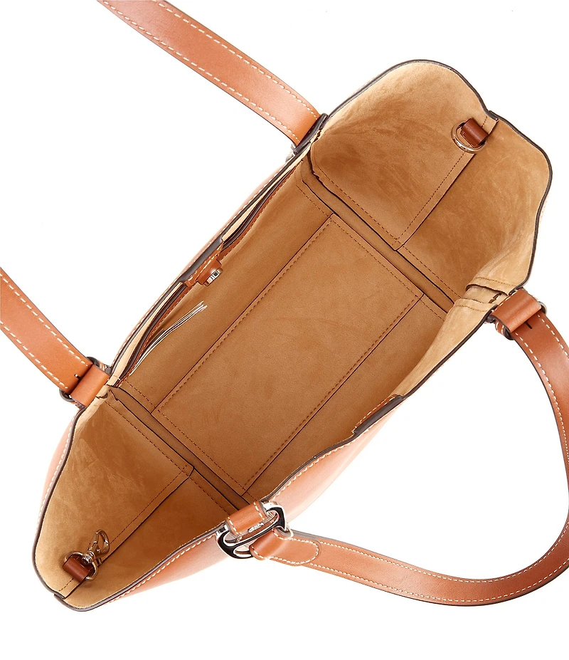 Lauren Ralph Lauren Tasha Nappa Leather Small Tote Bag