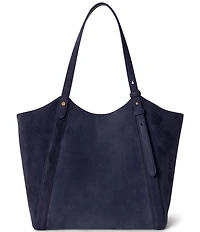 Lauren Ralph Lauren Tasha Sheep Suede Large Tote Bag