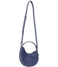 Lauren Ralph Lauren Tasha Small Suede Top Handle Crossbody Bag