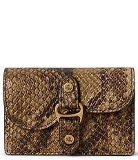 Lauren Ralph Lauren Tasha Snake Embossed Card Case