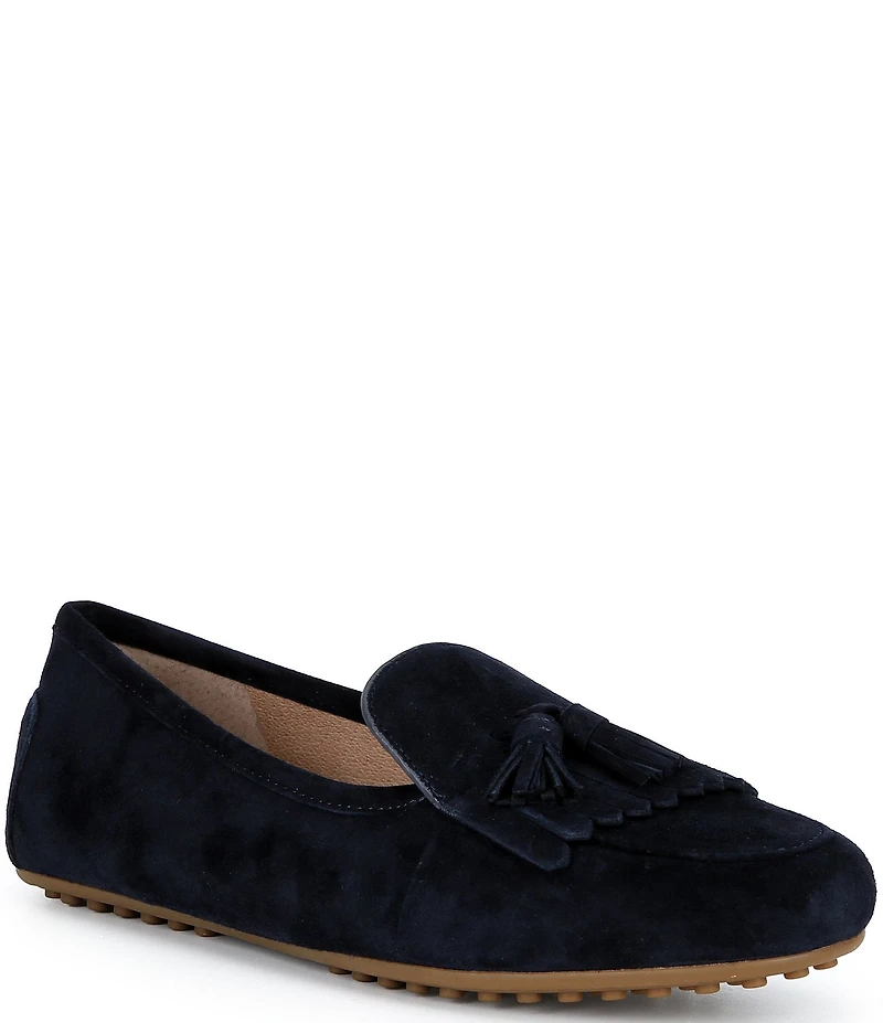 Lauren Ralph Lauren Tayte Kilte Suede Tassel Driver Flats