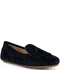 Lauren Ralph Lauren Tayte Kilte Suede Tassel Driver Flats