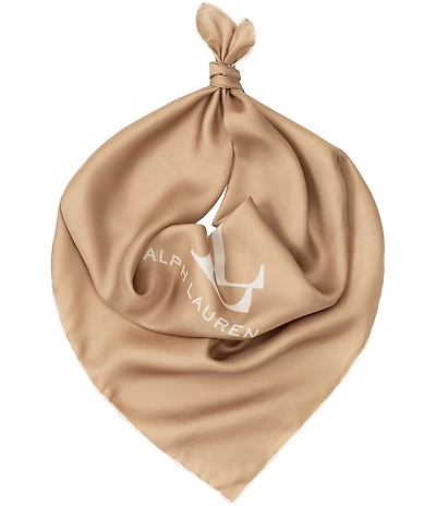 Lauren Ralph Lauren Timeless Logo Square Scarf