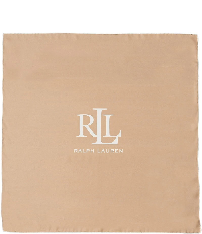 Lauren Ralph Lauren Timeless Logo Square Scarf