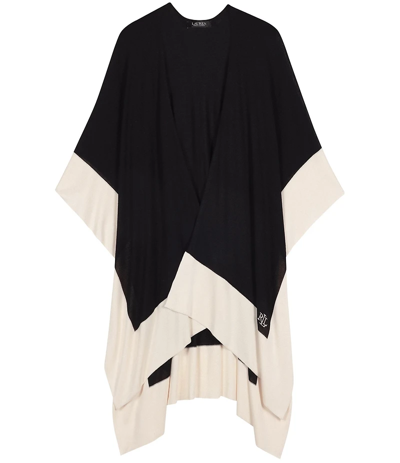 Lauren Ralph Lauren Tissue Weight Ruana