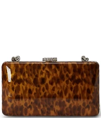 Lauren Ralph Lauren Tortoiseshell Patent Small Franki Clutch