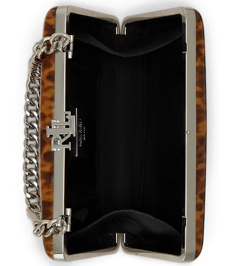 Lauren Ralph Lauren Tortoiseshell Patent Small Franki Clutch