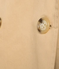 Lauren Ralph Lauren Twill Peak Lapel Long Sleeve Double Breasted Blazer